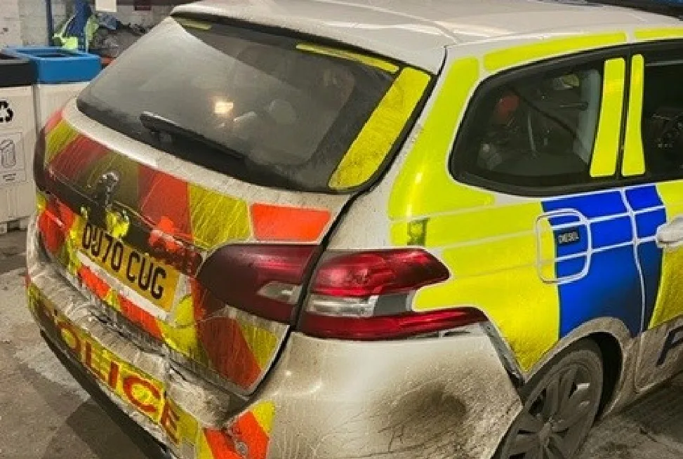 Driver was three times over limit when he crashed into police car in Chatteris