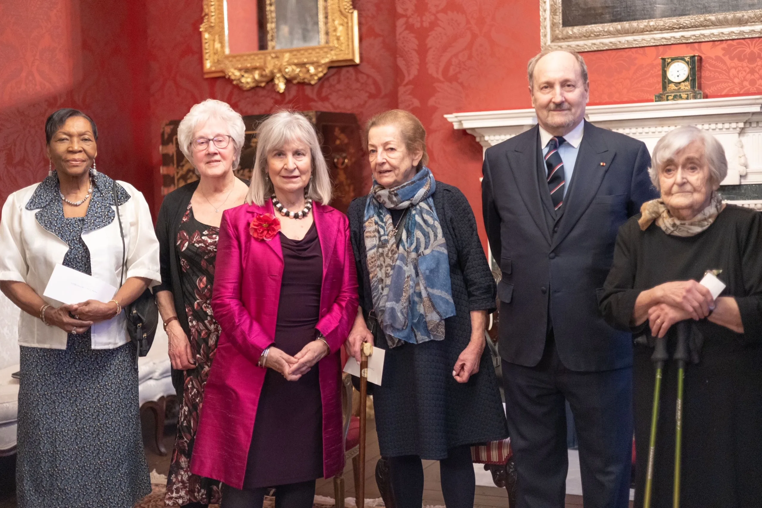 Sternberg Active Life Award 2022 - Lydia Tischler, Sister Christine Frost, Veronica Wilson, Margaret Clark, Jennifer Jankel. They are pictured with Michael Sternberg, son of the award's founder