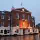 Huntingdon Town Hall lit up in blue and yellow last November in support of the independence of the Ukrainian people. It marked Dignity and Freedom Day, a Ukrainian national holiday to commemorate the anniversary of the pro-European Union mass protests in 2014.