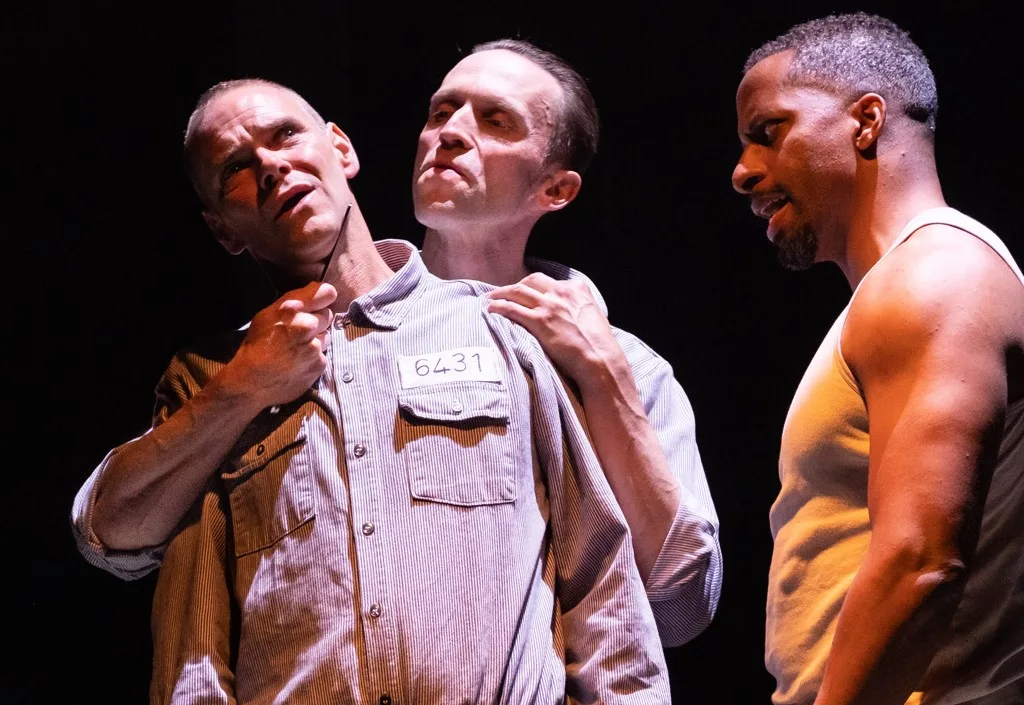 (L-R) Joe Absolom, Leigh Jones, Jay Marsh - Shawshank Redemption - UK Tour - Photo credit Jack Merriman