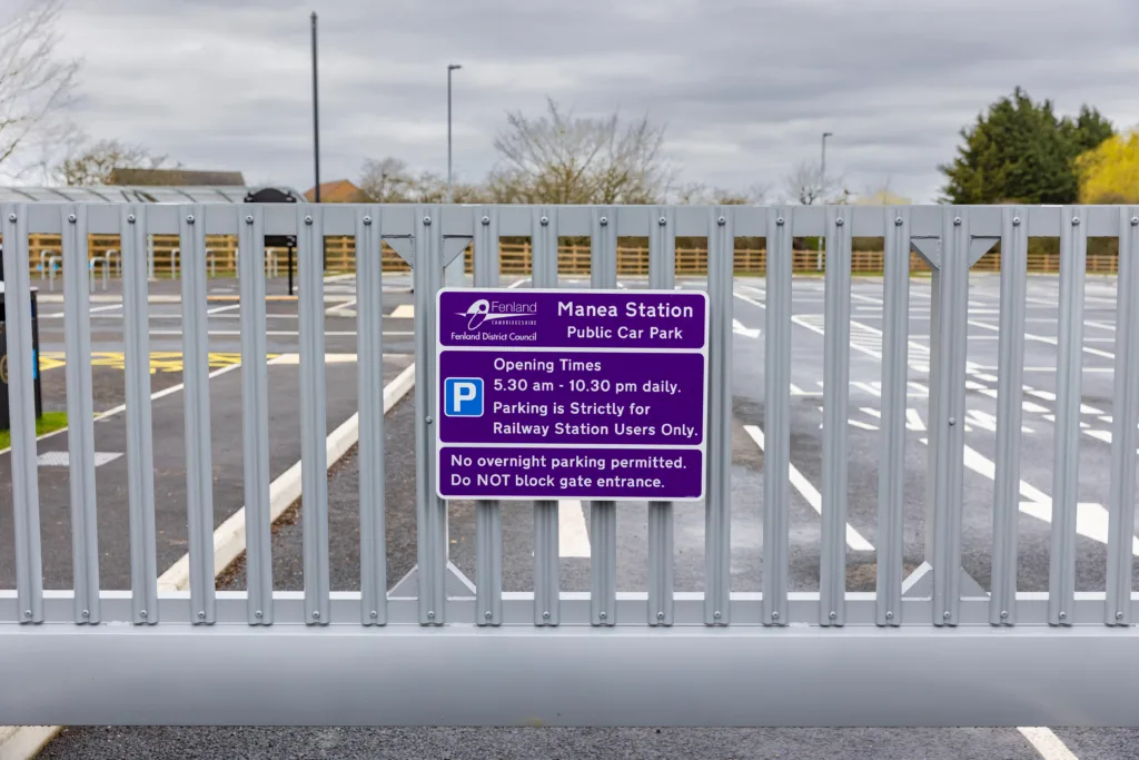 Manea station car park.,Station Car Park, Manea
Sunday 26 March 2023. 
Picture by Terry Harris.