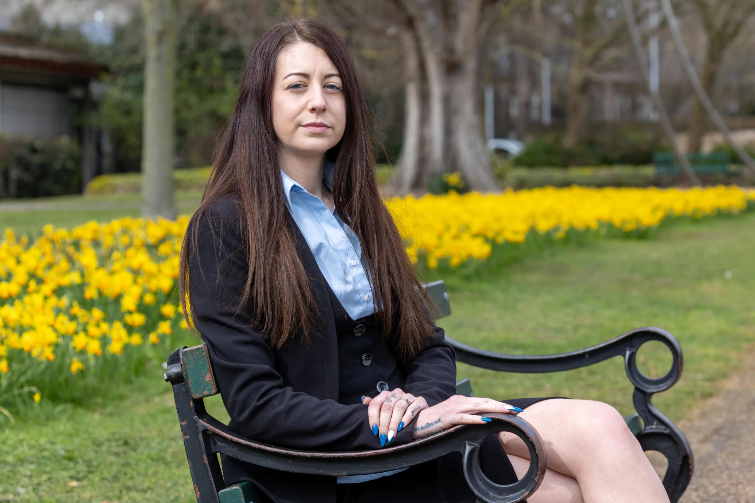 Francesca Rowden (32) waived anonymity to speak out about Voyeur Photographer at sentencing., Crown Court, Peterborough Monday 27 March 2023. Picture by Terry Harris.