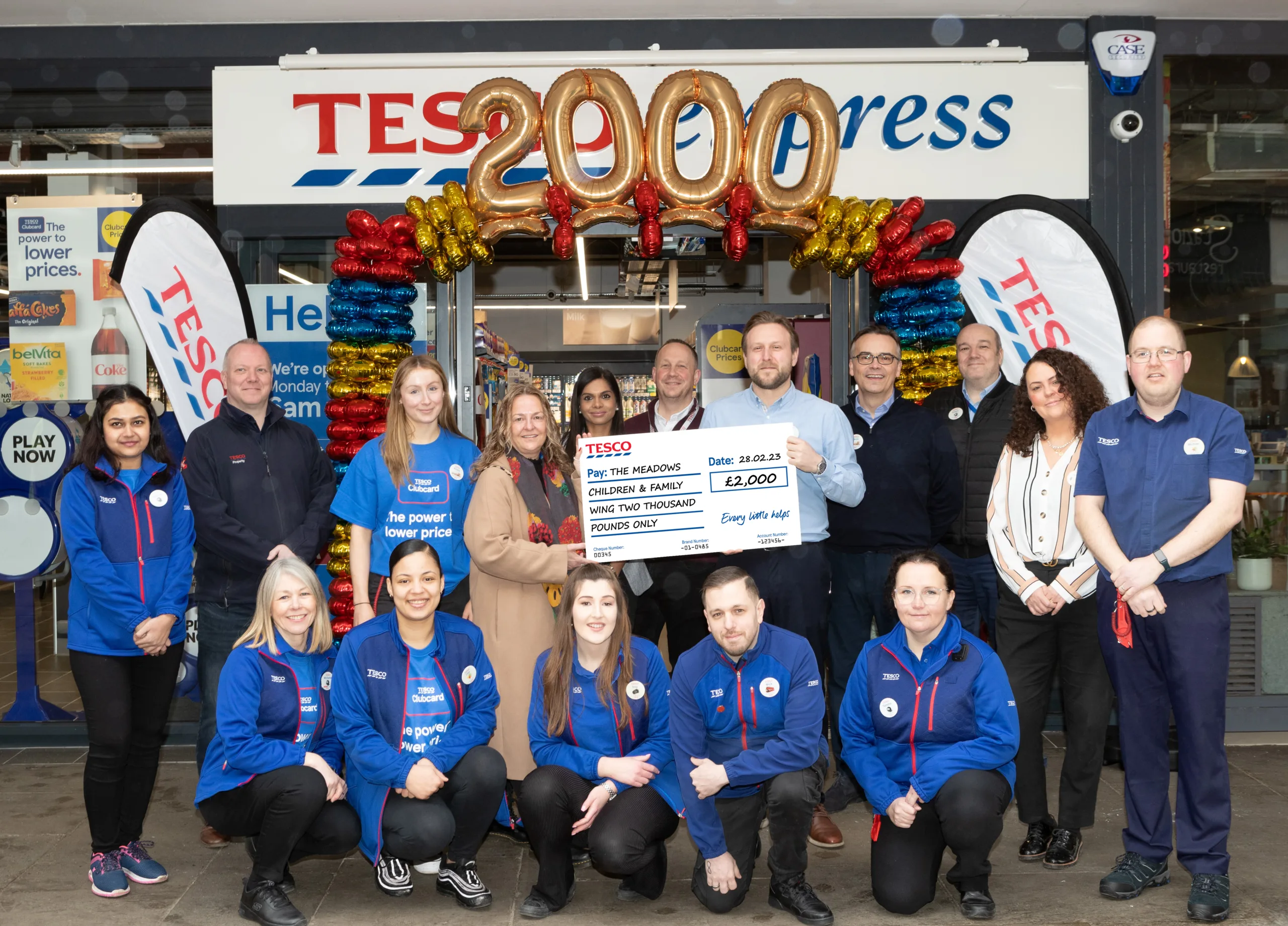 To mark the opening of Tesco’s fifth store in Cambridge Tesco’s Community Grants Programme helped two local groups: The Red Hen Project and The Meadows Children and Family Wing.