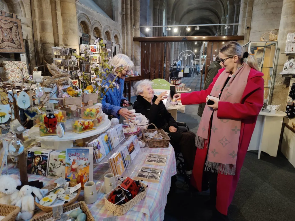 Hilton Park Care Home at Bottisham arranged for their resident, Betty, to visit Ely cathedral and to play, once more, the grand piano. 