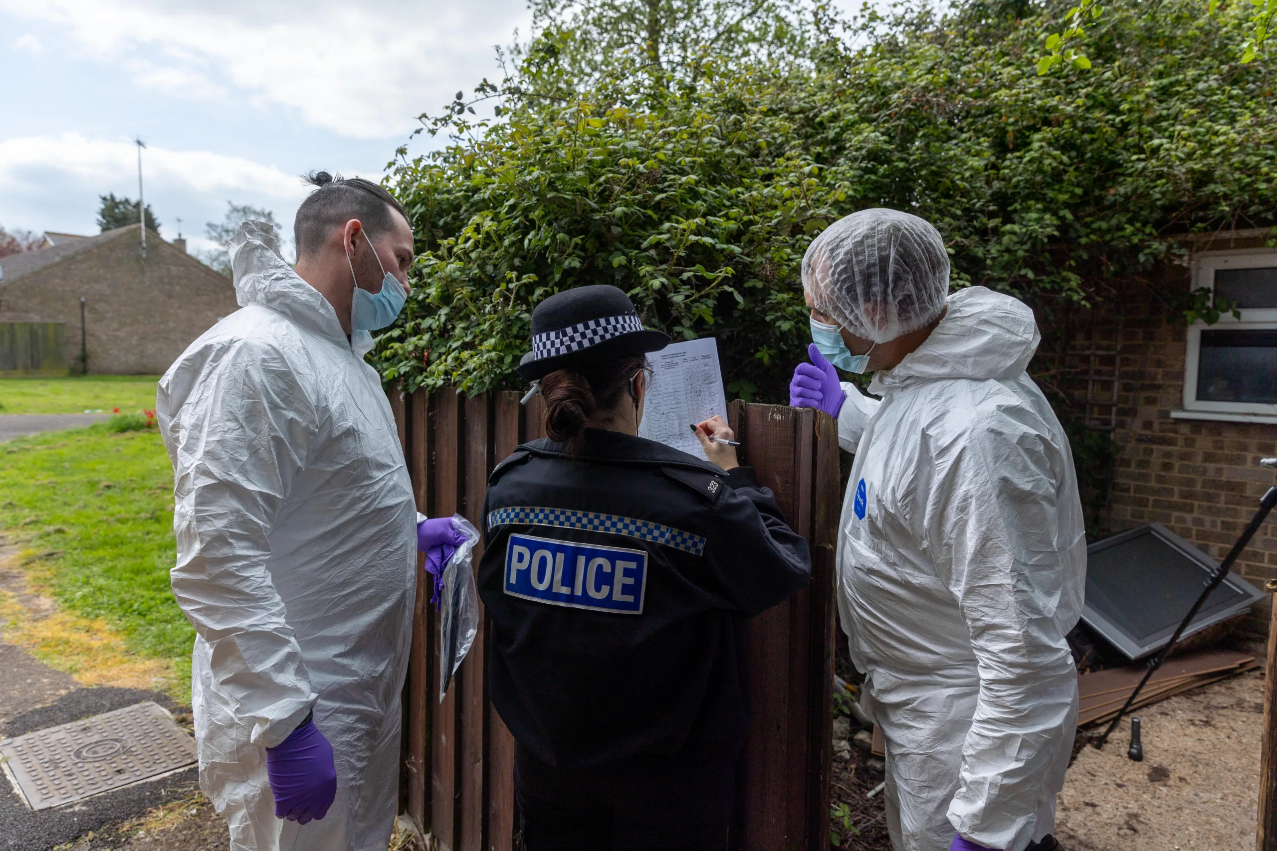 Emergency services were called to reports of concern for a man, in his 50s, at a property in Oswald Close at 3.41pm on May 2.