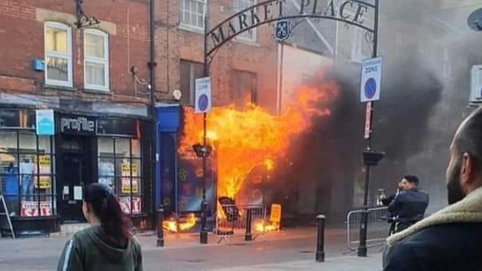 An application to demolish what is left of 5 Market Place Wisbech is before Fenland District Council. It was destroyed by fire more than a year ago.