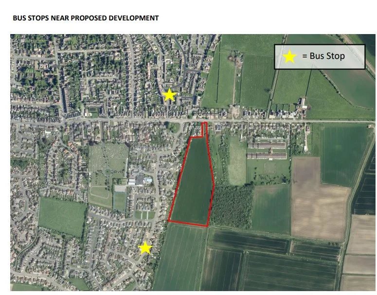 Site for 110 homes off Upwell Rd, March