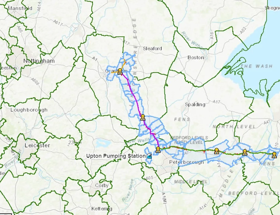 90km grid route