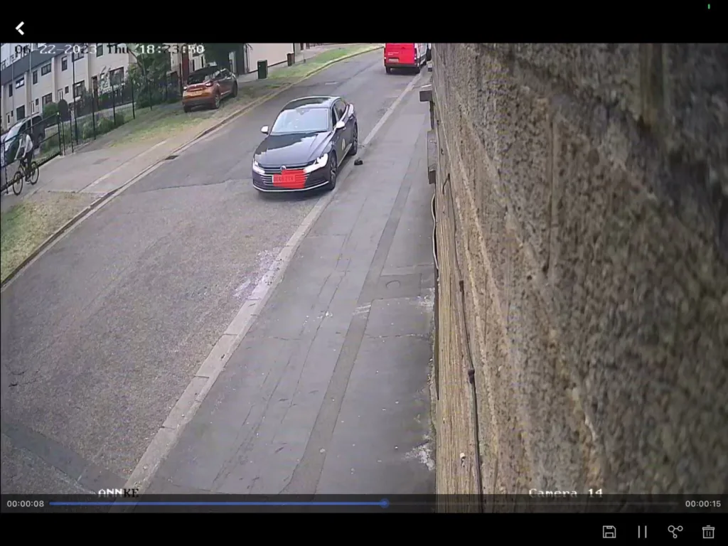 FixMyStreet upload from resident and the accompany comment: Taxi driver parks up outside Charlies pub. Winds down window and throws back of rubbish onto the path and drives off