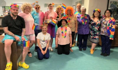 This June, staff and residents at Rose Lodge care home in Wisbech have been creating decorations, decorating their home with rainbows and enjoying the colourful celebrations from around the world