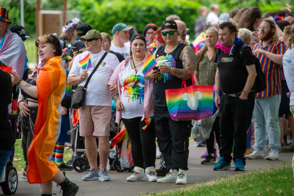 Peterborough Pride 2023: “The celebration aims to bring the city's LGBTQ+ community together and show support for those within it,” was how a Pride organiser described it. PHOTO: Terry Harris