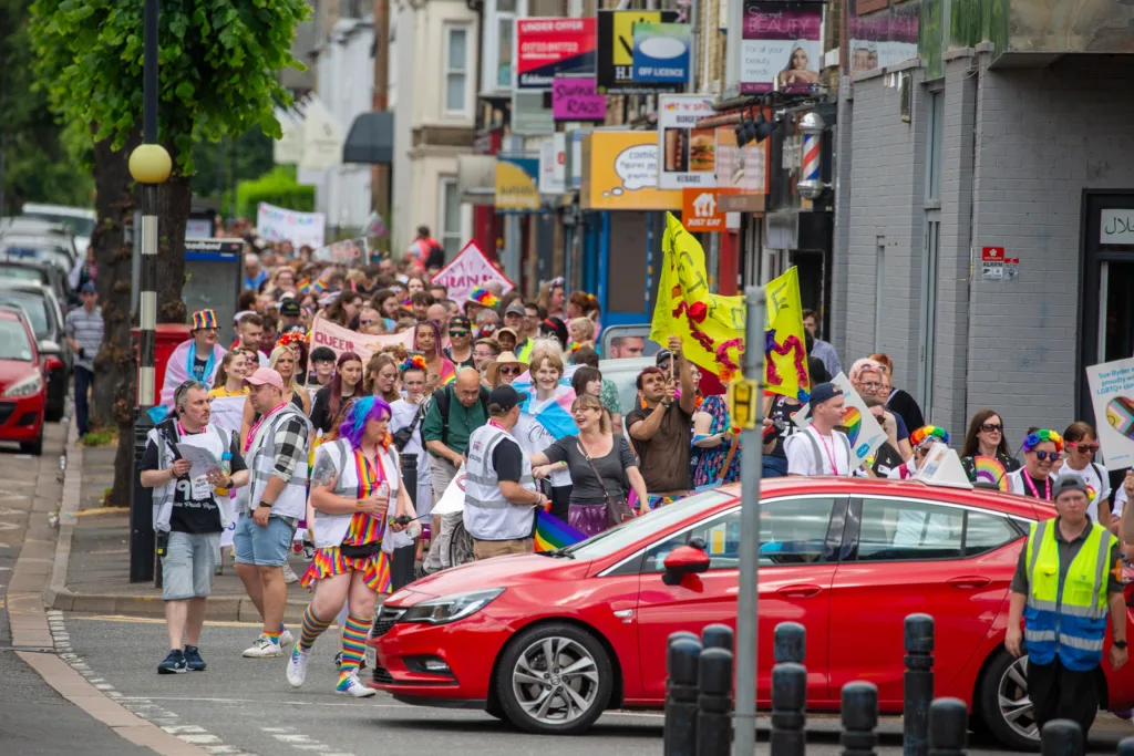 Peterborough Pride 2023: “The celebration aims to bring the city's LGBTQ+ community together and show support for those within it,” was how a Pride organiser described it. PHOTO: Terry Harris