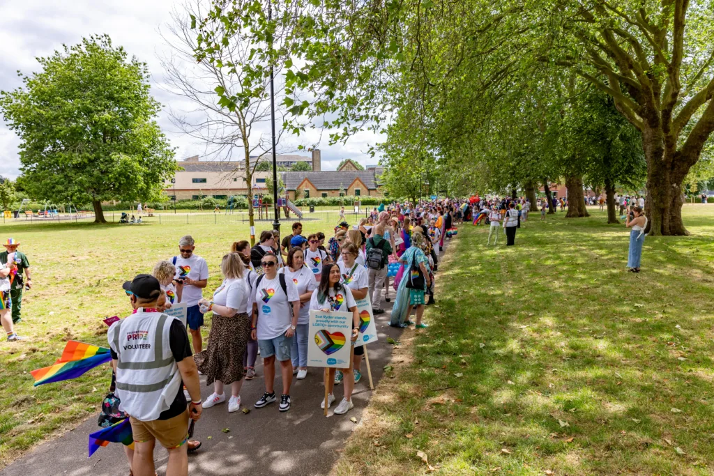 Peterborough Pride 2023: “The celebration aims to bring the city's LGBTQ+ community together and show support for those within it,” was how a Pride organiser described it. PHOTO: Terry Harris