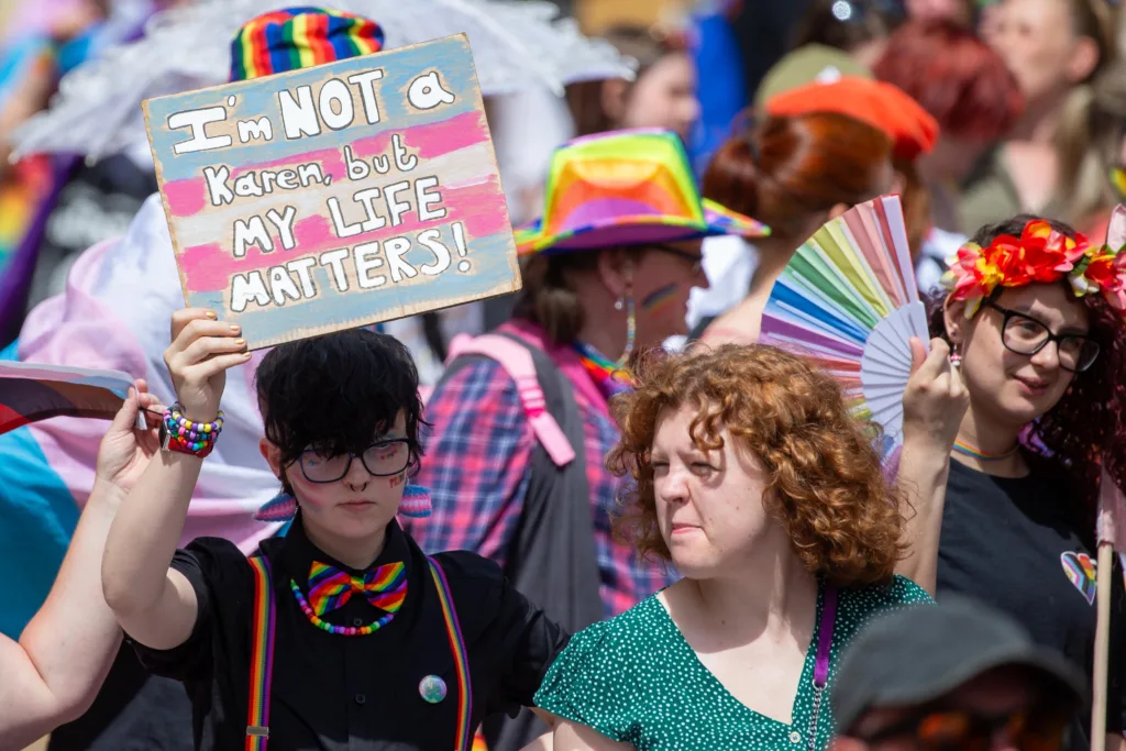 Peterborough Pride 2023: “The celebration aims to bring the city's LGBTQ+ community together and show support for those within it,” was how a Pride organiser described it. PHOTO: Terry Harris