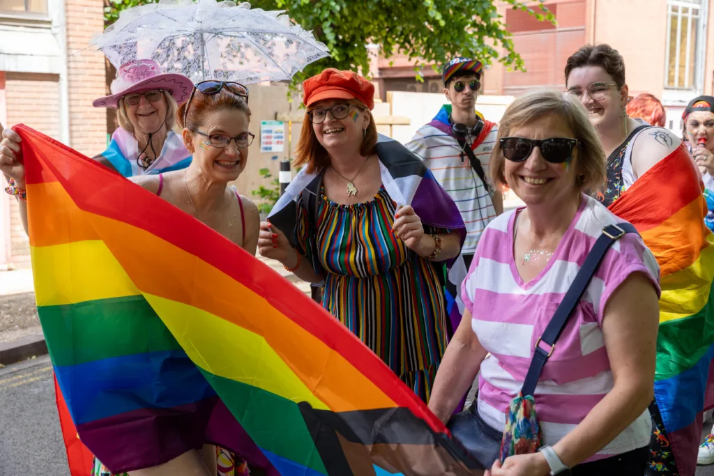 Peterborough Pride 2023: “The celebration aims to bring the city's LGBTQ+ community together and show support for those within it,” was how a Pride organiser described it. PHOTO: Terry Harris