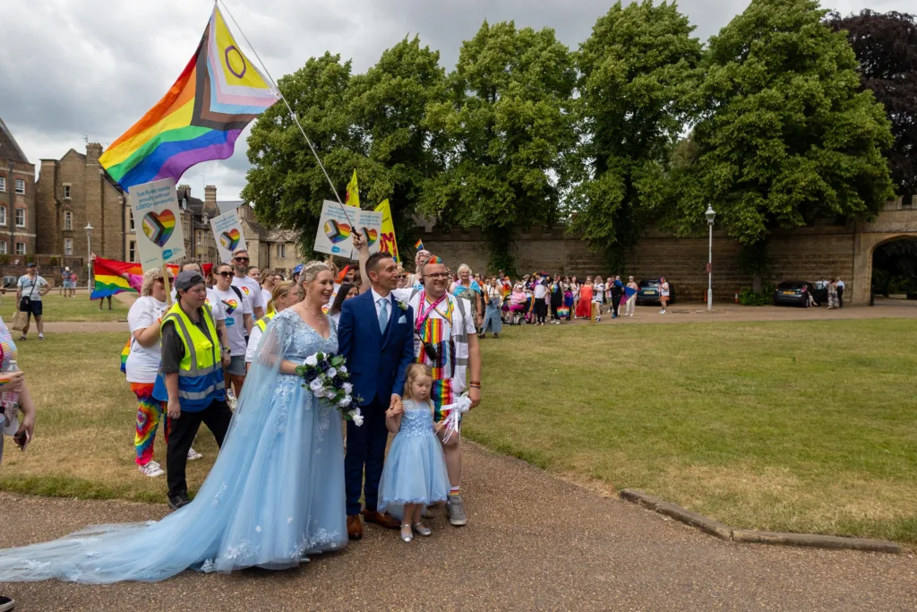 Peterborough Pride 2023: “The celebration aims to bring the city's LGBTQ+ community together and show support for those within it,” was how a Pride organiser described it. PHOTO: Terry Harris