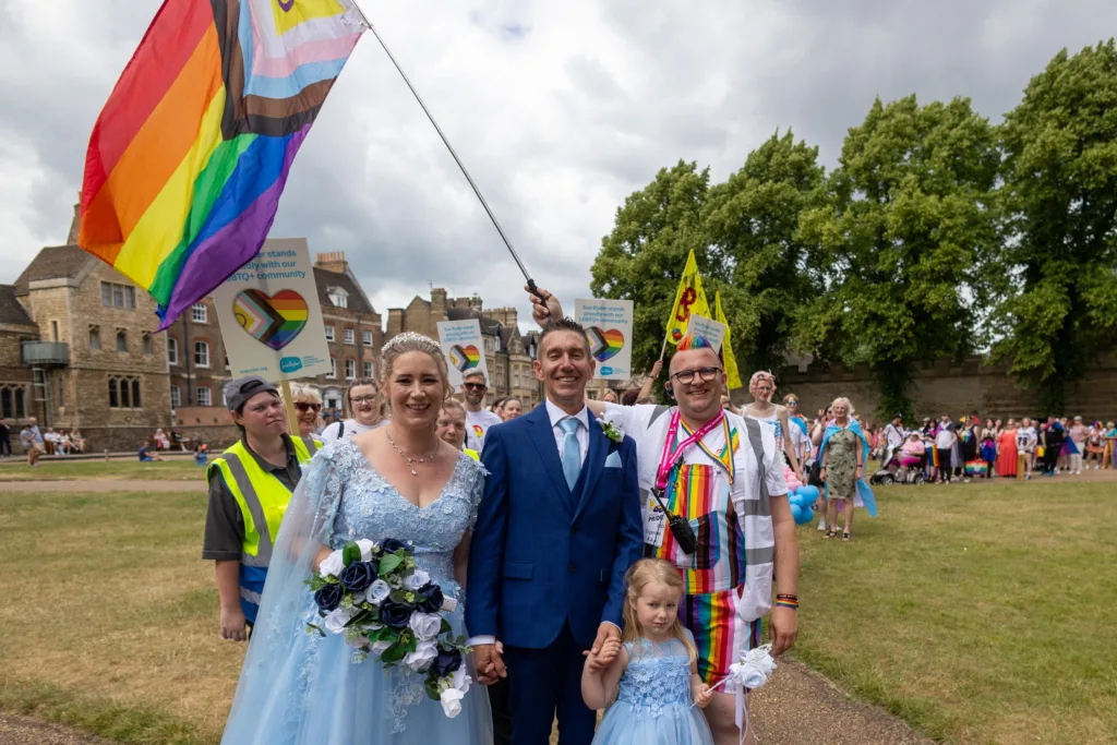 Peterborough Pride 2023: “The celebration aims to bring the city's LGBTQ+ community together and show support for those within it,” was how a Pride organiser described it. PHOTO: Terry Harris