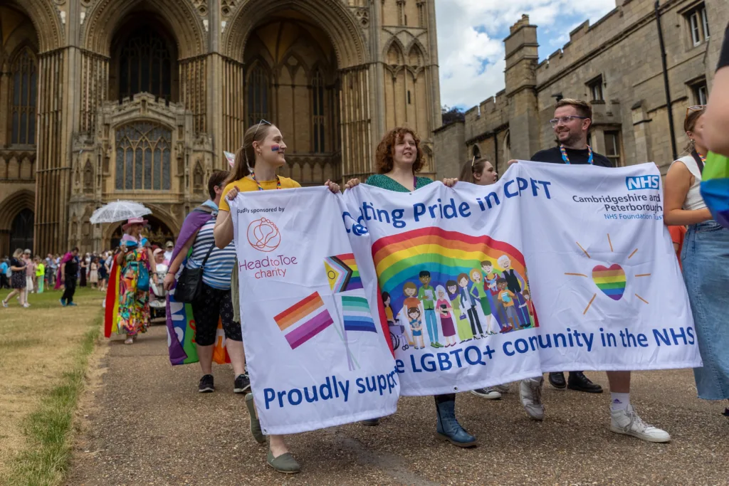 Peterborough Pride 2023: “The celebration aims to bring the city's LGBTQ+ community together and show support for those within it,” was how a Pride organiser described it. PHOTO: Terry Harris