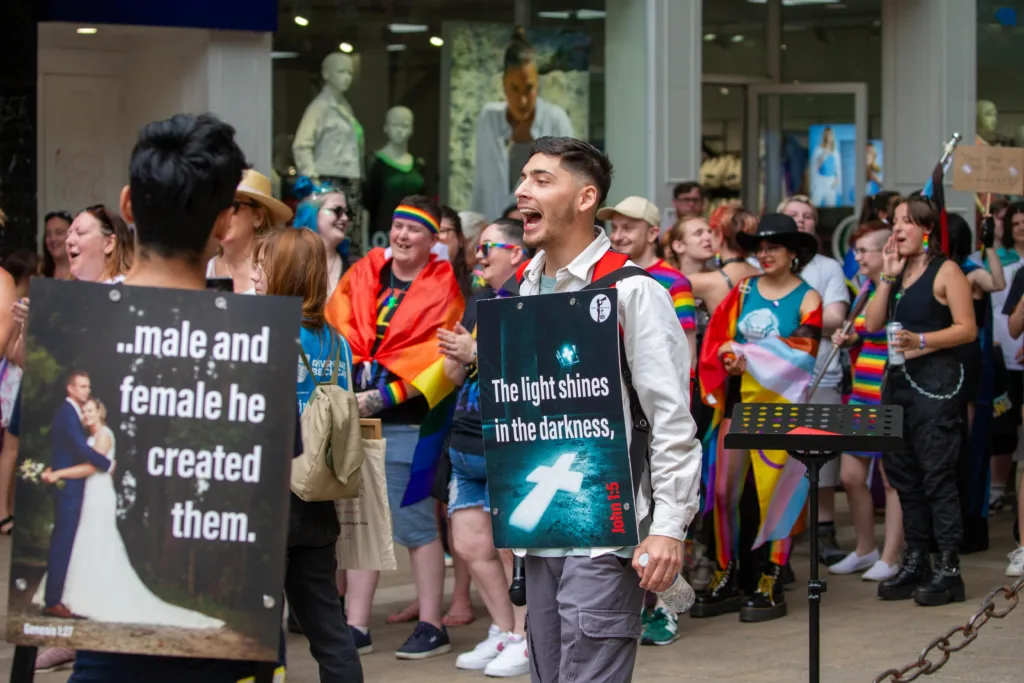 Peterborough Pride 2023: “The celebration aims to bring the city's LGBTQ+ community together and show support for those within it,” was how a Pride organiser described it. PHOTO: Terry Harris