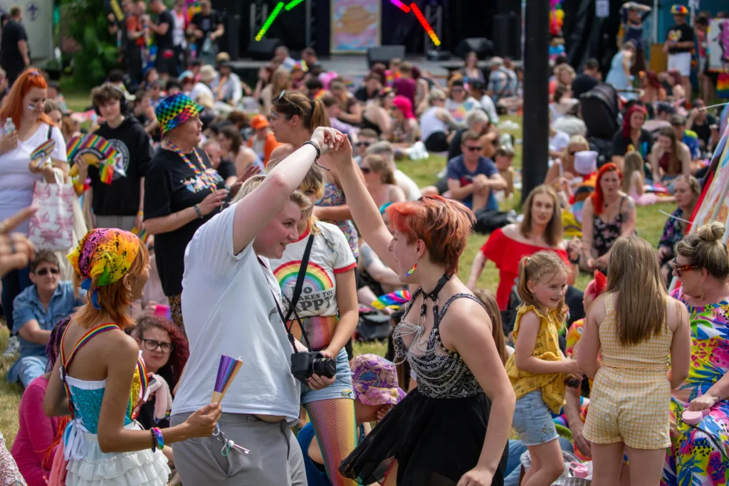 Peterborough Pride 2023: “The celebration aims to bring the city's LGBTQ+ community together and show support for those within it,” was how a Pride organiser described it. PHOTO: Terry Harris