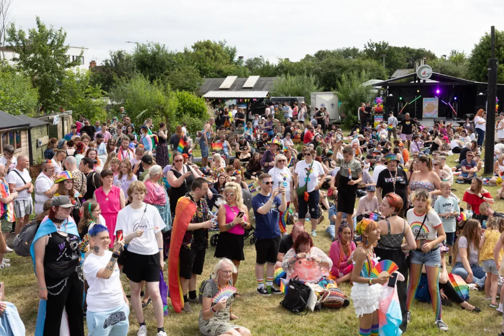 Peterborough Pride 2023: “The celebration aims to bring the city's LGBTQ+ community together and show support for those within it,” was how a Pride organiser described it. PHOTO: Terry Harris