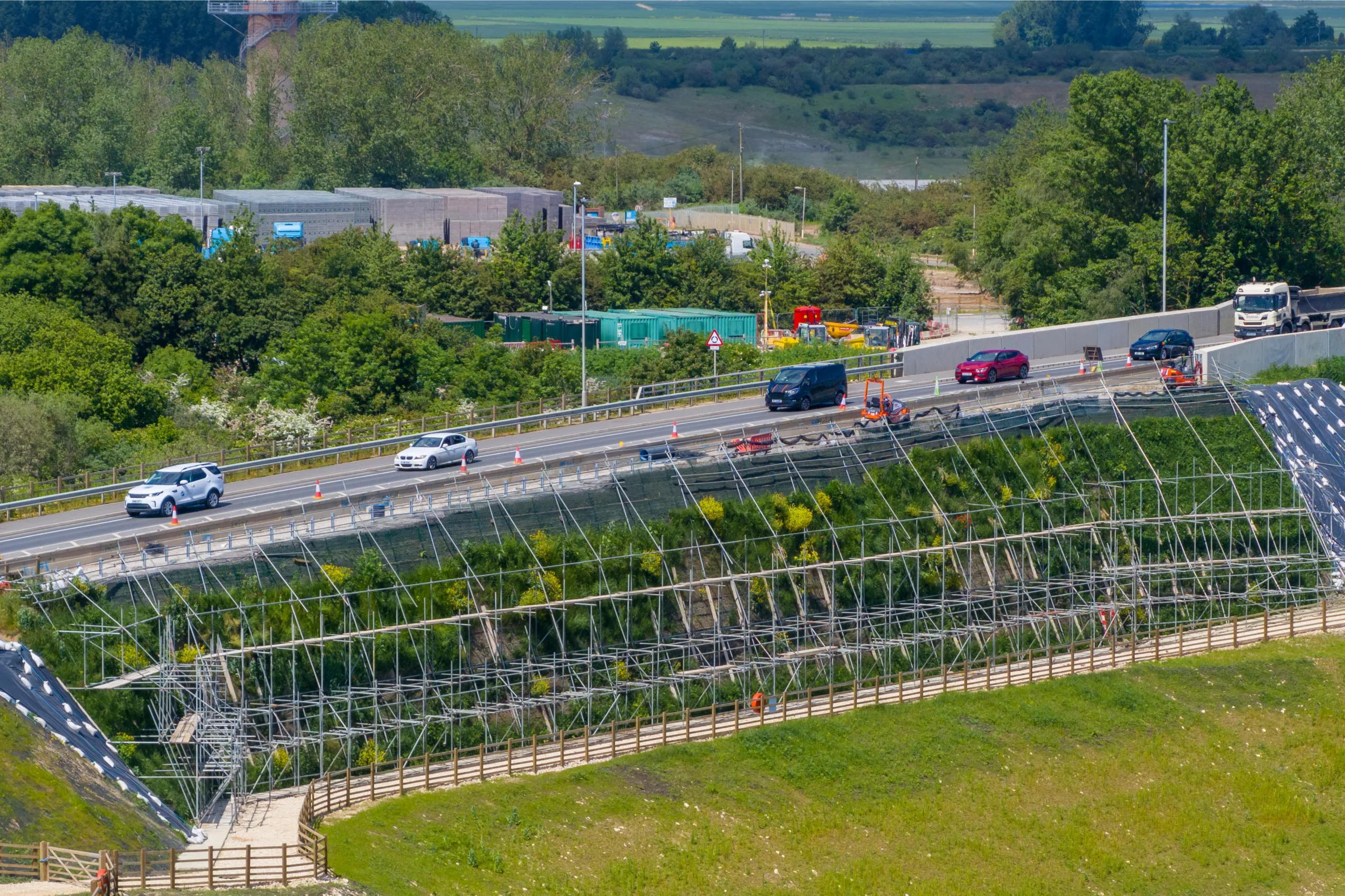 The £32m King’s Dyke crossing at Whittlesey opened in July of last year – six months ahead of schedule. The project team announced on April 12 that they were to begin a nine-week programme of “remedial work”. PHOTO: Terry Harris