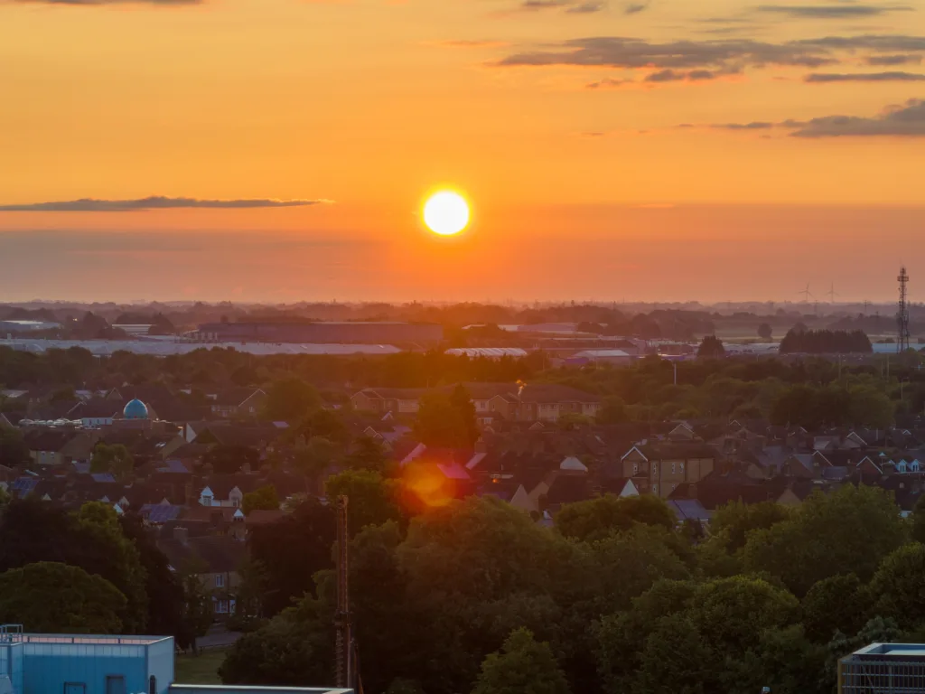 Over 200 swimmers rise early for the 4:30am Summer Solstice Sunrise to take a swim in the city’s Lido Pool,City Lido, Peterborough Wednesday 21 June 2023. Picture by Terry Harris.