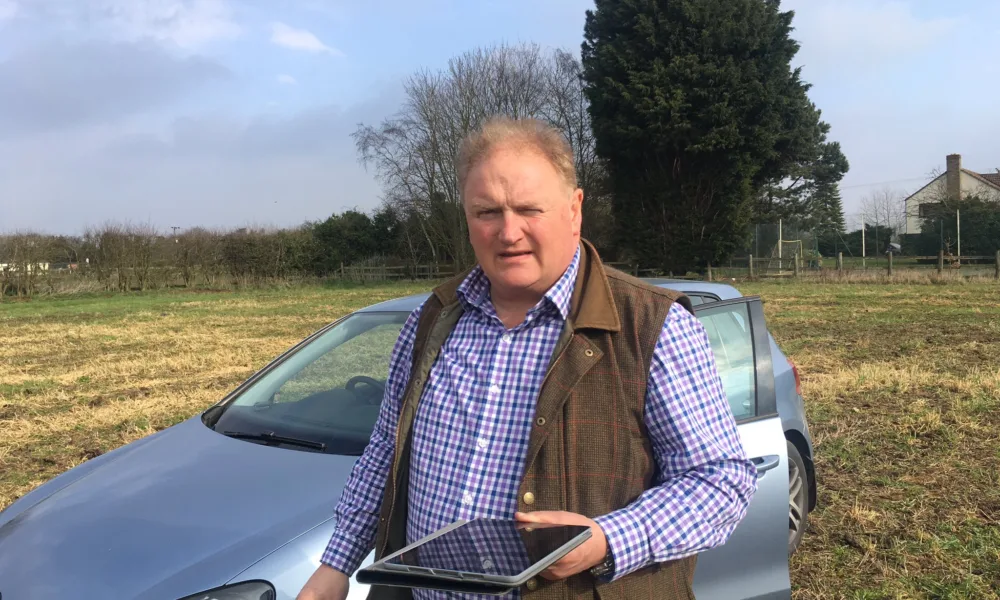 More than 5 years ago, Charles Roberts showed me around Stretham and Wilburton to expound on his plans for CLTs. Above a visit to Camp’s Field, Wilburton. PHOTO: John Elworthy