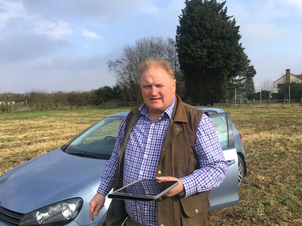 Charles Roberts showed me around Stretham and Wilburton (photo) four years ago to expound on his plans for CLTs. PHOTO: John Elworthy