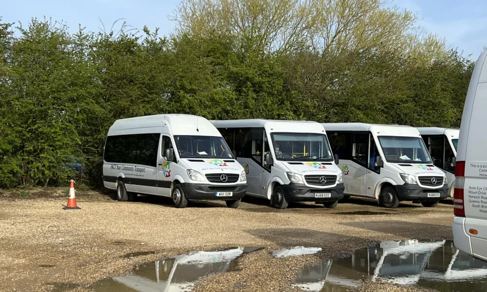 A minibus service 36 run by FACT Community Transport on behalf of the Cambridgeshire & Peterborough Combined Authority (CAPCA) will operate between Eye and Thorney