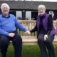 In 2018 Clive and Janet Frusher gathered with family at the Harecroft Road ground, Wisbech, for the unveiling of a special bench to celebrate their golden wedding anniversary.