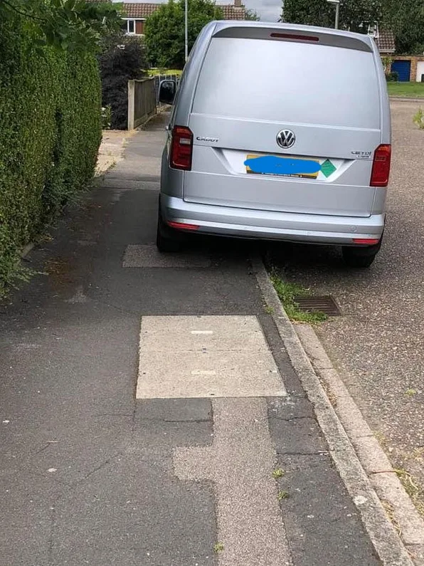 You don’t have to travel far in Cambridgeshire to see examples of cars using pavements to park on; these photos from Ely, Wisbech and Cambridgeshire
