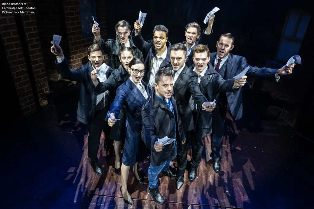 The comic timing and the humour of the performances kept the show and the audience buoyant. Blood Brothers is at Cambridge Arts Theatre until Saturday August 4. 