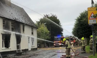 Around 40 firefighters are in attendance from Cambridge, Cottenham, Burwell, Sawston, along with four appliances from Suffolk fire and Rescue Service.