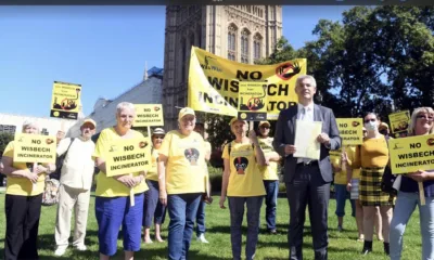 WisWIN took their protest to Parliament and to meet MP Steve Barclay