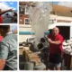 CAPTION This was the moment a stall holder lost his cool – and ‘cooled down’ a street preacher by throwing a bucket of water over him. Police have launched an inquiry.