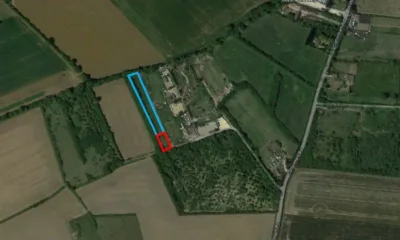 Planning Inspectorate allowed an appeal and gave planning permission for four gypsy/traveller pitches comprising the siting of 4 mobile homes, 4 touring caravans, and installation of 4 cesspits at Moor Drove, Histon, Cambridge. Area marked red. Image: Google