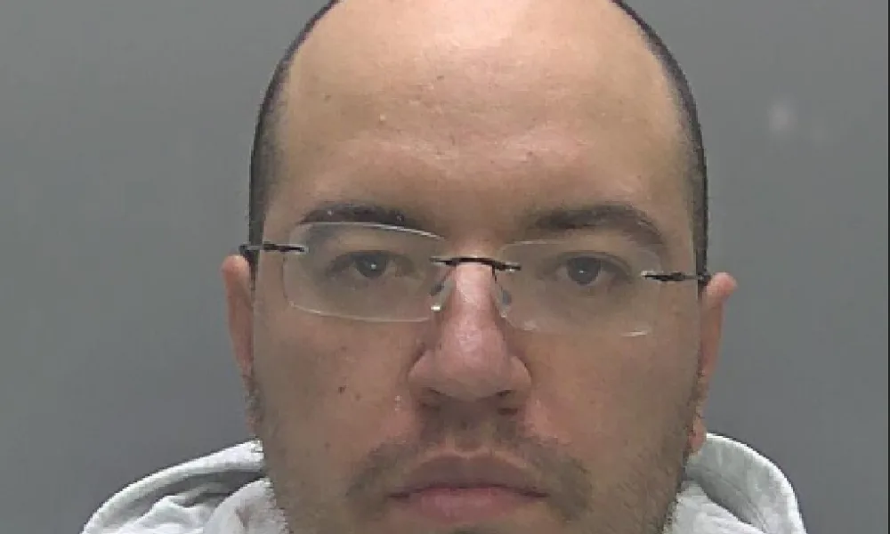 Sammy Trujilo, 33, repeatedly entered the store in Cambridge where the victim worked and pretended to look at products while staring over at her. The victim would have to go to the stockroom in the back of the shop to avoid him.