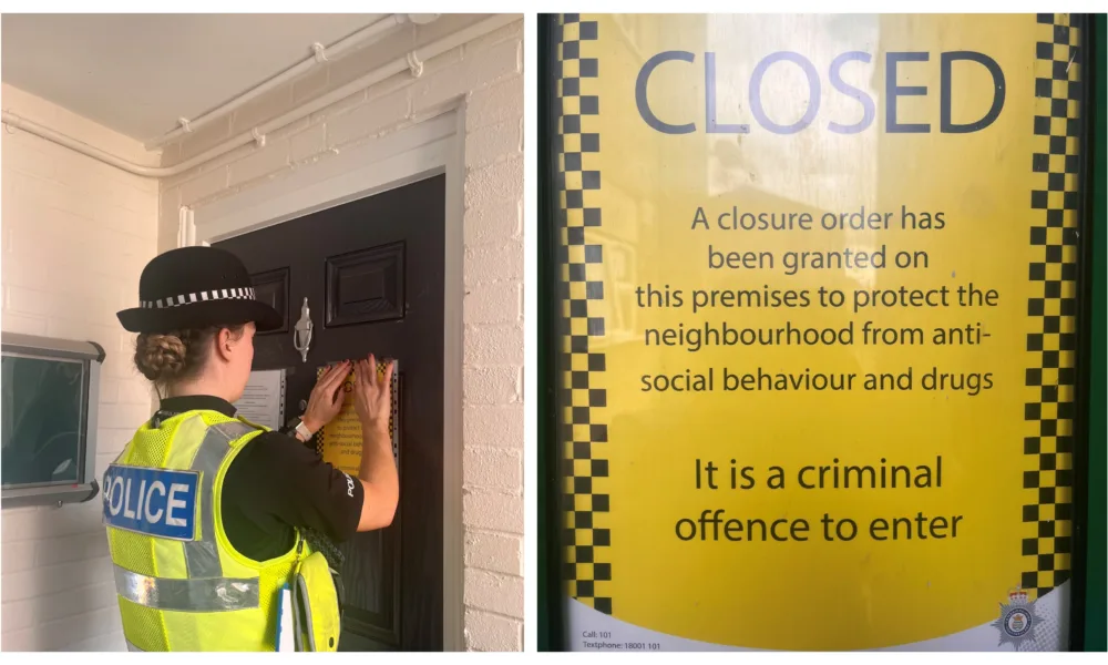 A Peterborough flat has been closed by police for three months following persistent anti-social behaviour.