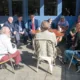 Andrew Pakes, Labour’s Parliamentary candidate for Peterborough, with Luke Pollard MP, Labour’s shadow armed forces minister meeting up with armed forces veterans in Peterborough.