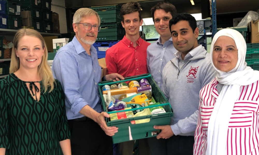 In July Mewburn Ellis LLP got a hearty thanks from Cambridge City Foodbank “for its unwavering support and generous donation of £15,000”.