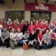 Wilko staff past and present outside Wilko in Ely at 4pm on Sunday as the doors closed for the last time.