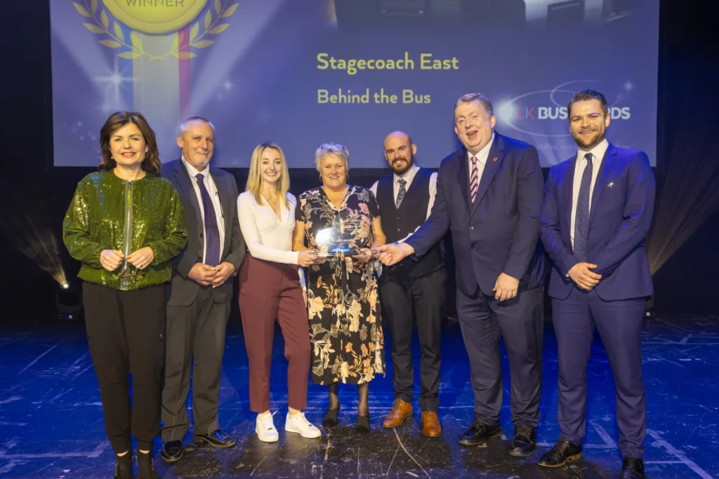 Stagecoach East wins ‘gold’ award for numbers attracted to visit its bus depots