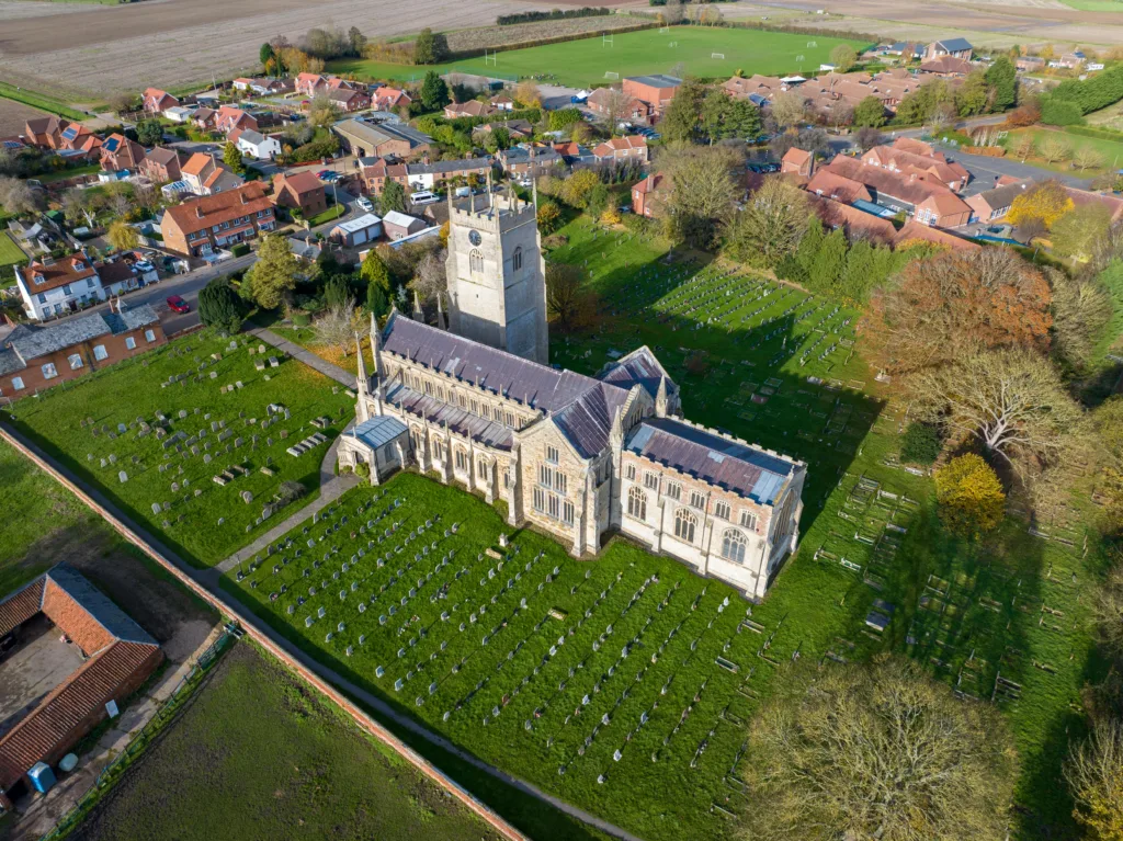 Residents in Terrington St Clement say health and safety has “gone mad” after their local council placed yellow warning tags on gravestones. PHOTO: Terry Harris