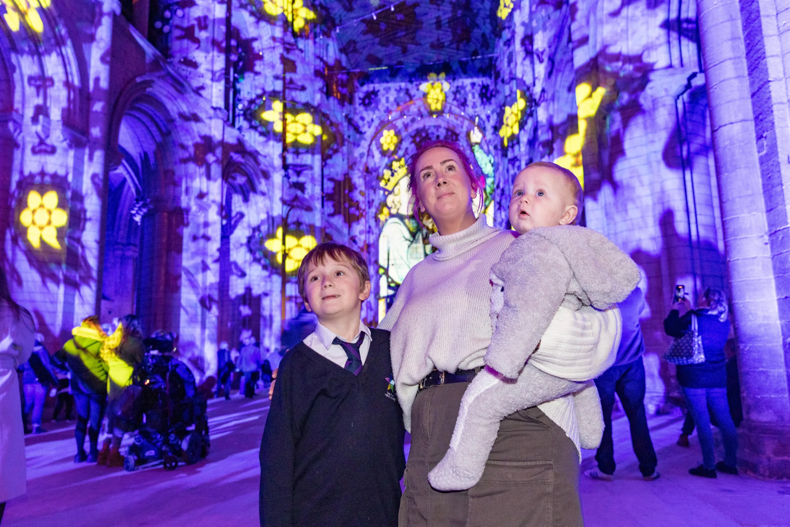 Luxmuralis presents The Manger at Peterborough Cathedral, “an all-age multi-sensory display guaranteed to be enjoyed by every generation”. PHOTO: Terry Harris