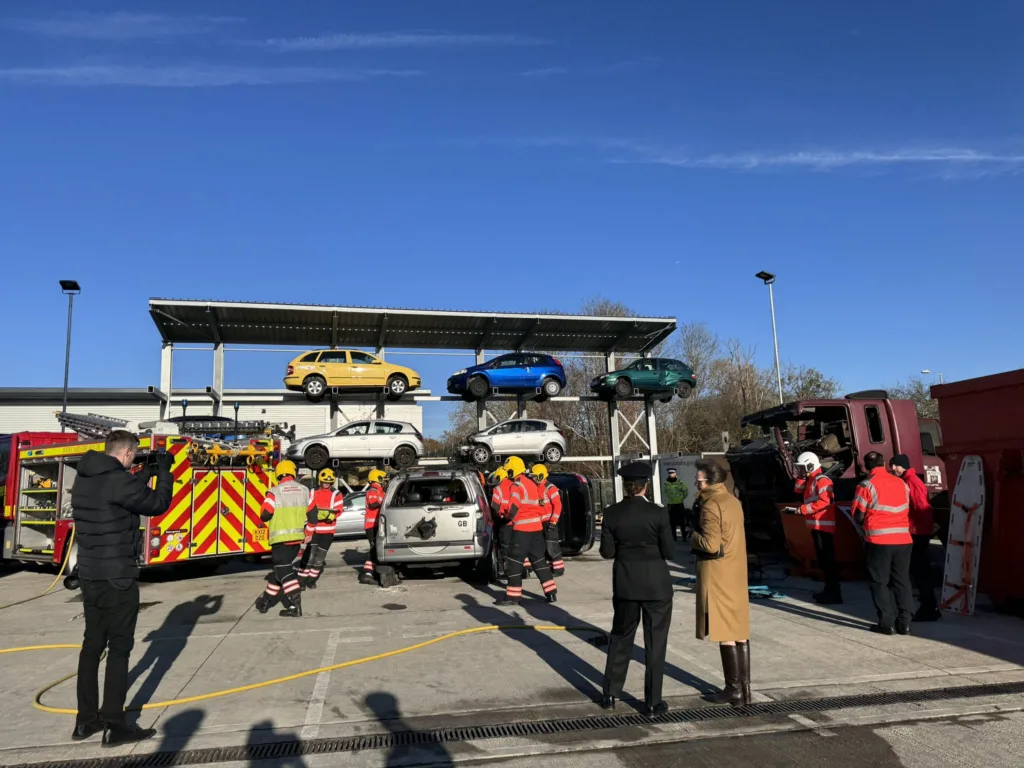 Historic day for Huntingdon as HRH The Princess Royal officially opened the new fire station and Cambs fire and rescue training centre