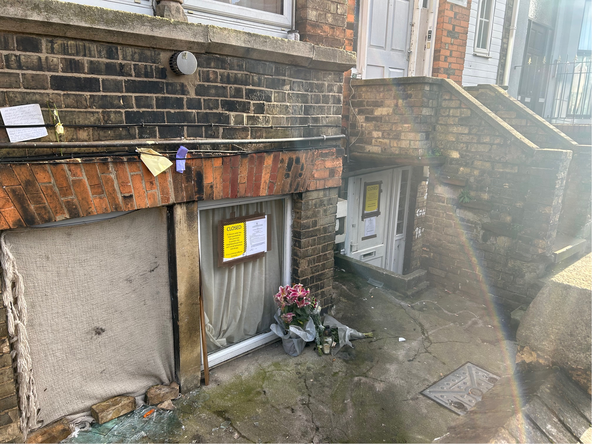 The Peterborough city centre flat that has been partially closed by police following complaints about crime and anti-social behaviour (ASB).