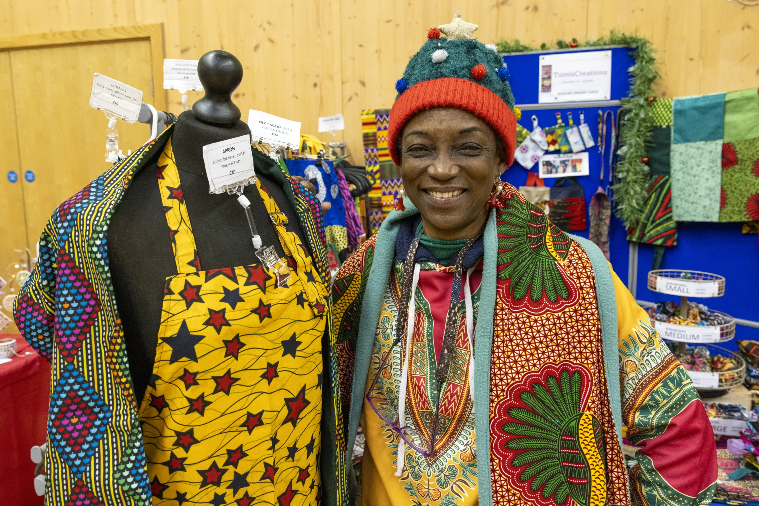 Christmas market at Cambourne organised by South Cambridgeshire District Council. Photo: David Johnson