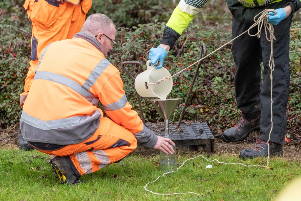 Environmental catastrophe: Pollution has killed thousands of fish in Peterborough streams PHOTO: Terry Harris 