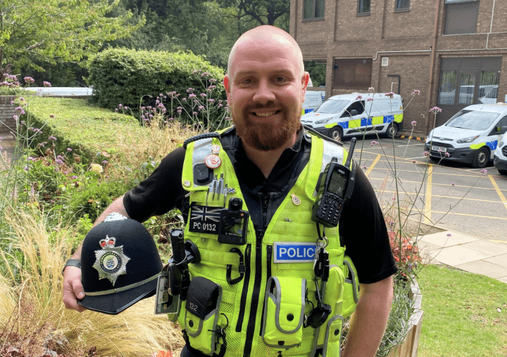 PC Jay Cullimore took on the role as part of Peterborough’s City Centre Neighbourhood Policing Team (NPT) specifically to support local businesses.